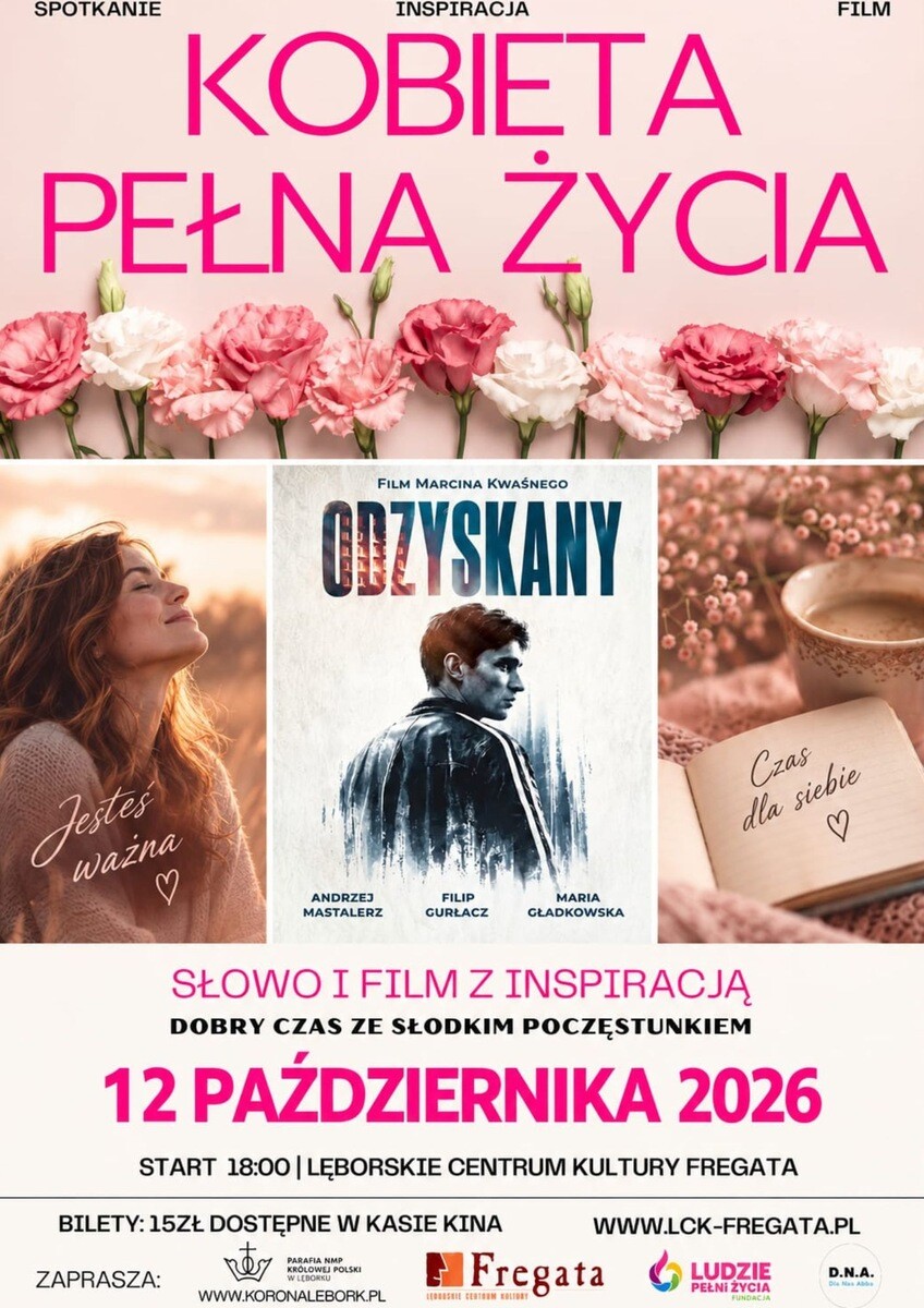 Kobieta Pełna Życia- Odzyskany, plakat wydarzenia