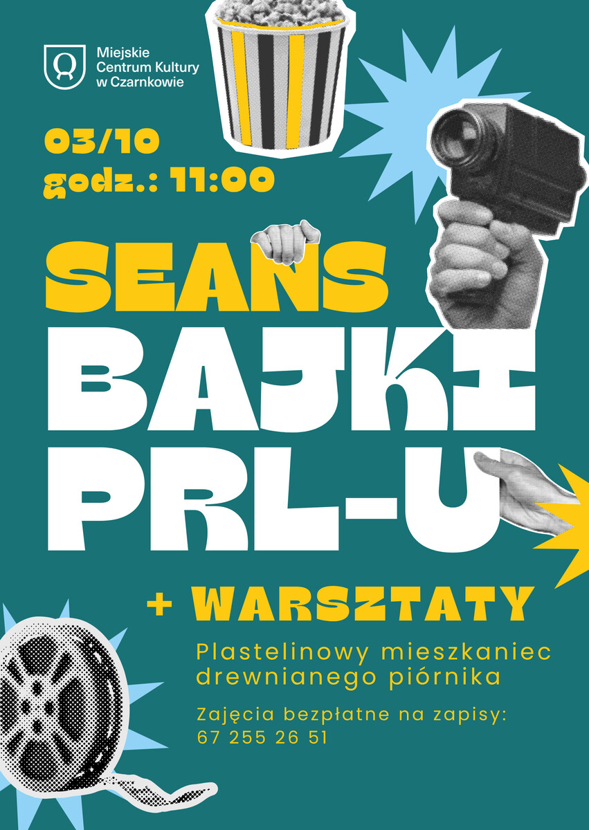 Bajkowy seans: Bajki PRL., plakat wydarzenia