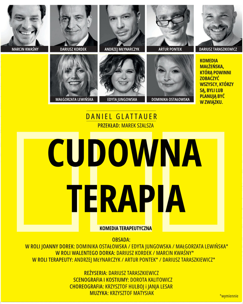 "Cudowna terapia" || SPEKTAKL, plakat wydarzenia