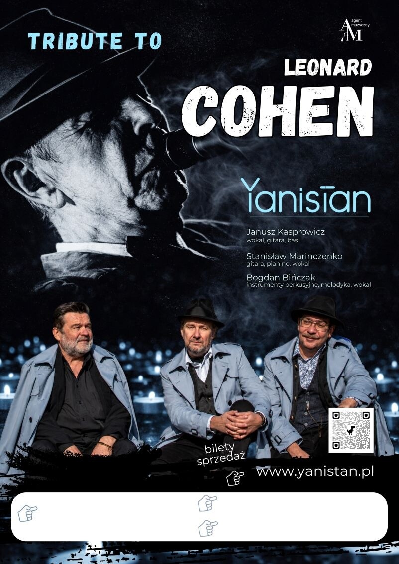 TRIBUTE TO LEONARD COHEN, plakat wydarzenia