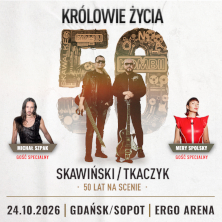 Skawiński/Tkaczyk 50 lat na scenie, plakat wydarzenia