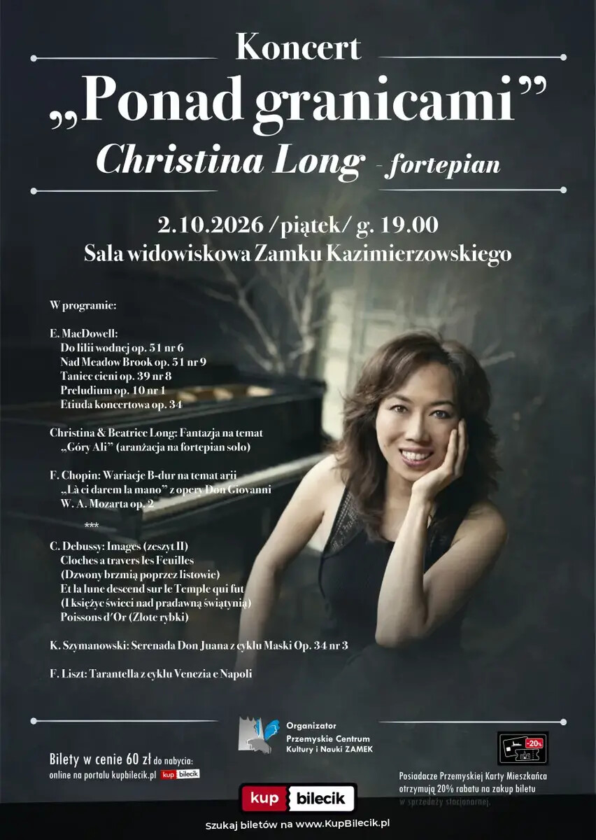 Christina Long, plakat wydarzenia