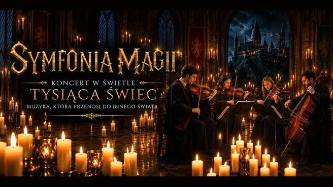 Symfonia Magii - Koncert w Świetle Tysiąca Świec, plakat wydarzenia