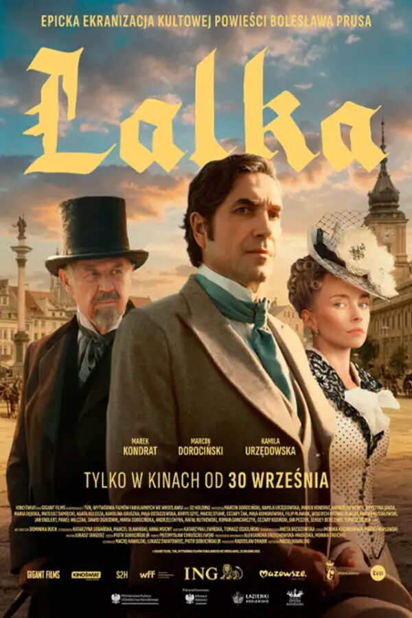 LALKA - audiodeskrypcją, dla osób niesłyszących i PJM, plakat wydarzenia