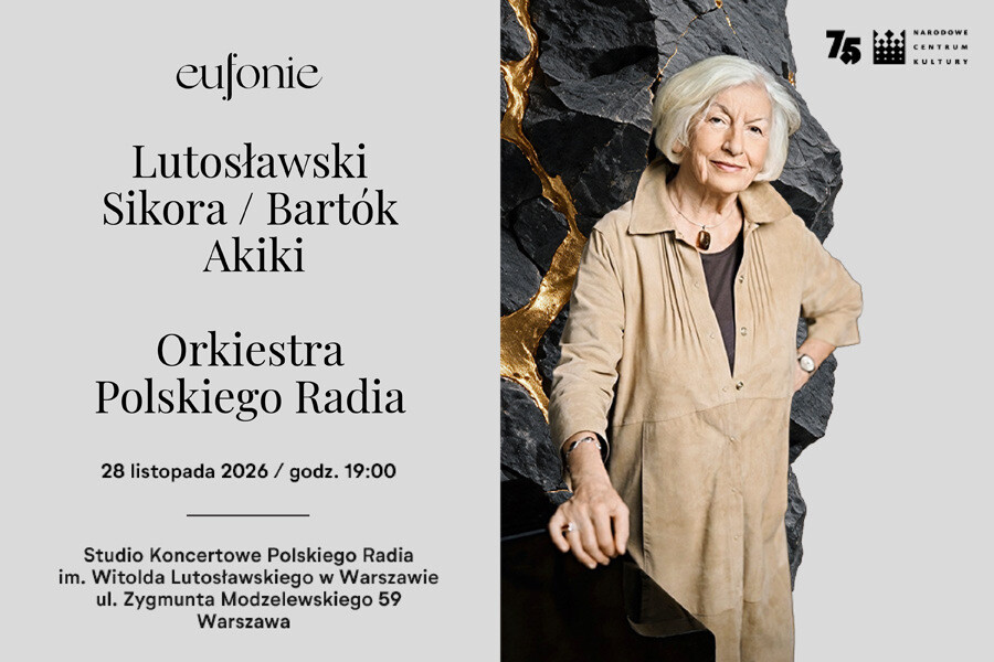 Lutosławski | Sikora | Bartók | Akiki, plakat wydarzenia
