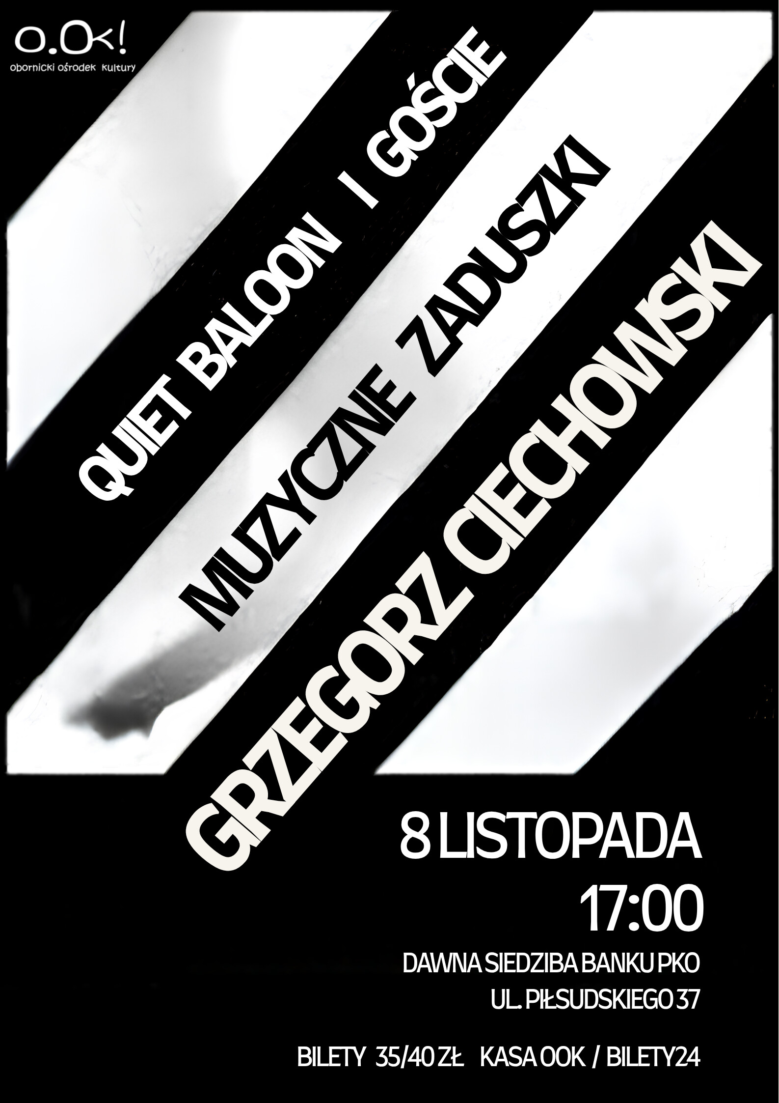 Muzyczne zaduszki. Grzegorz Ciechowski, plakat wydarzenia
