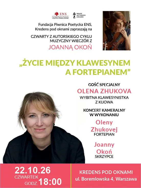 53 Spotkanie z cyklu NASI GOŚCIE: "Życie między klawesynem a fortepianem" - koncert kameralny
