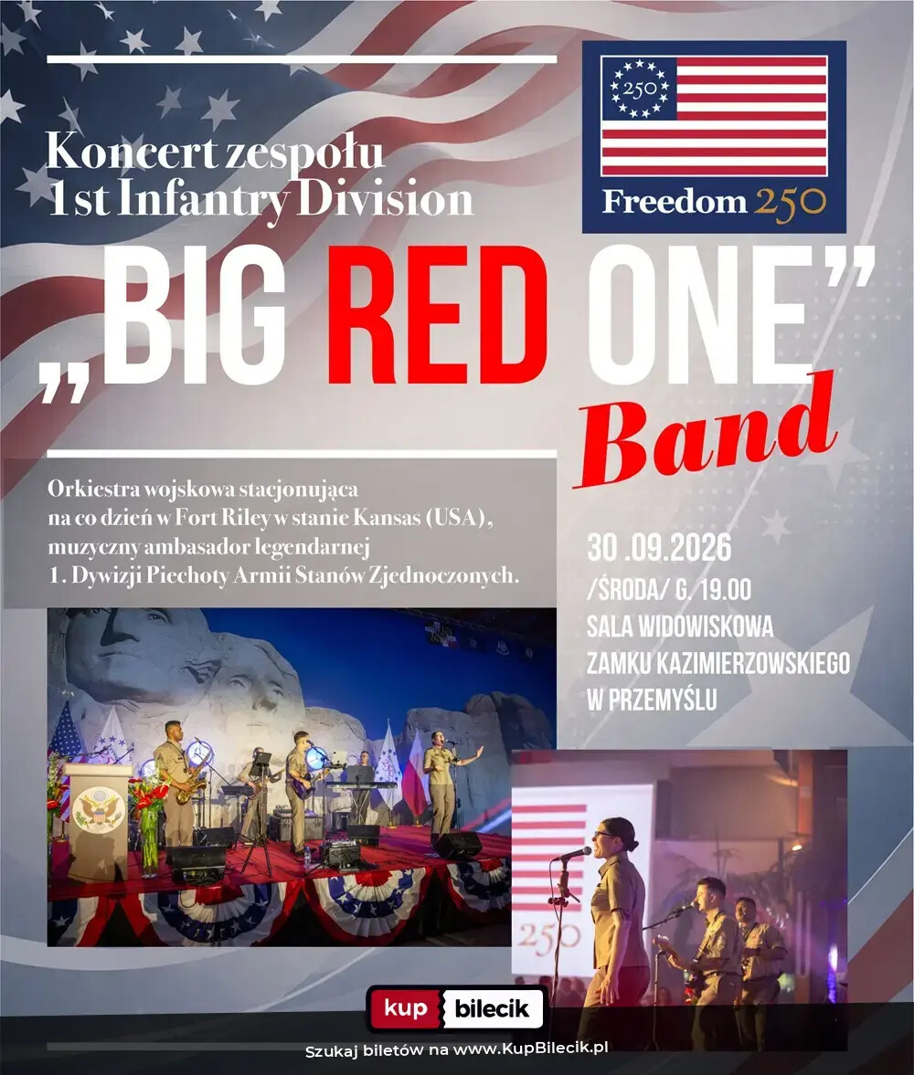 Koncert zespołu 1st Infantry Division "BIG RED ONE" BAND