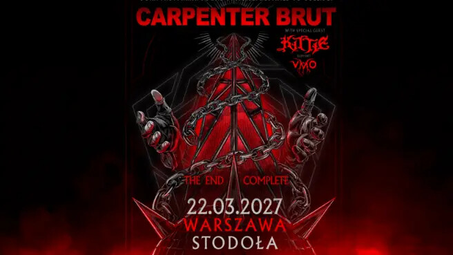 Carpenter Brut + Kittie + Violent Magic Orchestra, plakat wydarzenia
