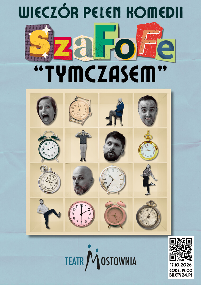 Wieczór Pełen Komedii - SzaFoFe: Tymczasem, plakat wydarzenia
