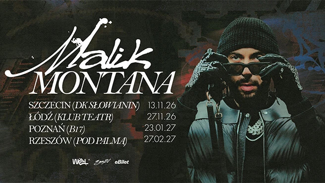 MALIK MONTANA ☆, plakat wydarzenia