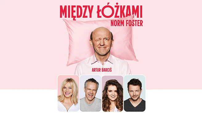 Między łóżkami, plakat wydarzenia