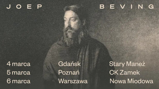 JOEP BEVING - Liminal Tour, plakat wydarzenia