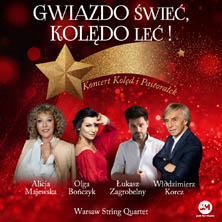 Gwiazdo świeć, kolędo leć - koncert kolęd i pastorałek, plakat wydarzenia