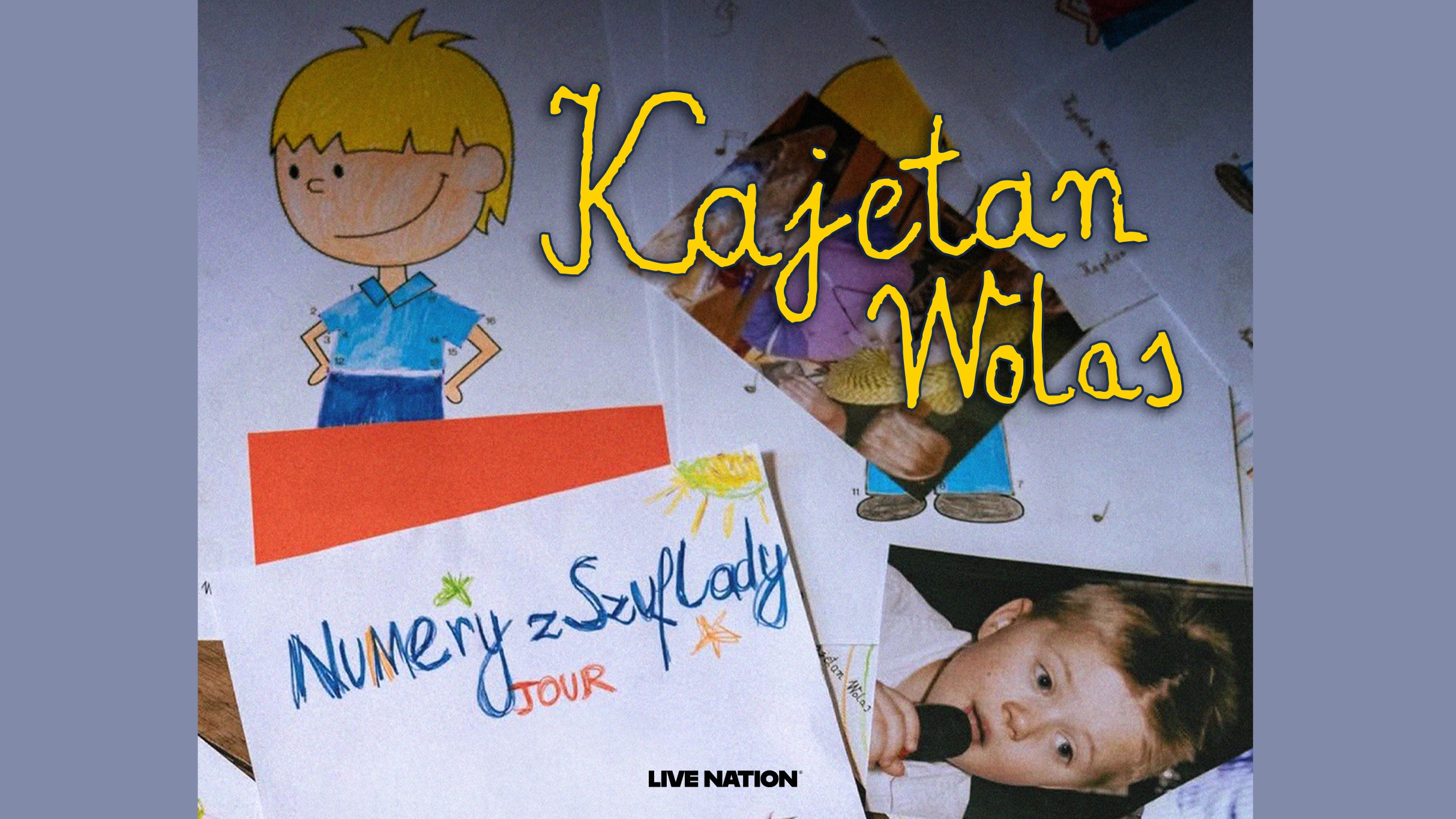 Kajetan Wolas - Numery z Szuflady Tour, plakat wydarzenia