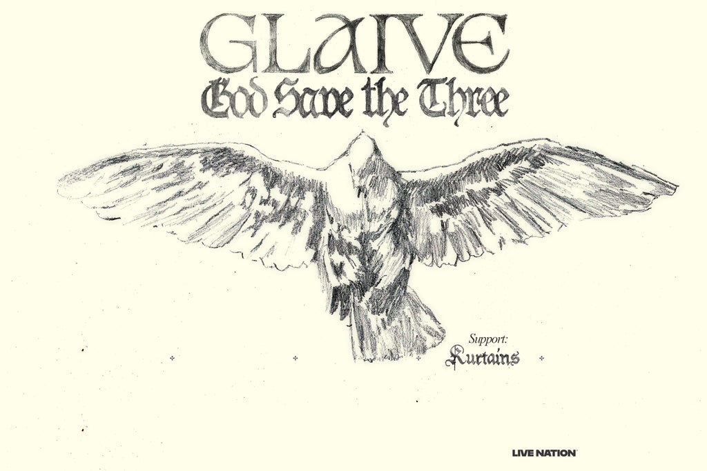 GLAIVE – GOD SAVE THE THREE TOUR