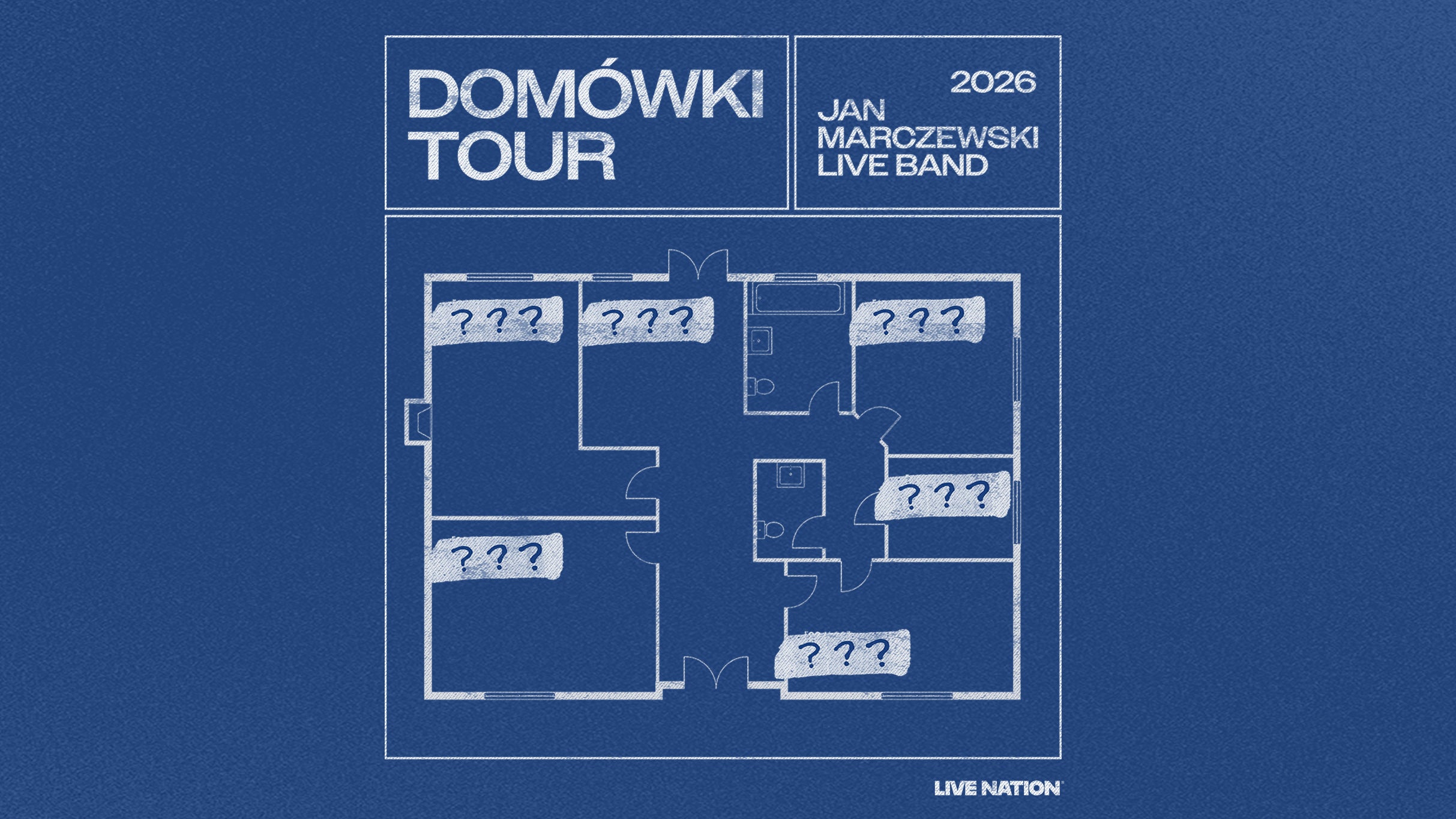Jan Marczewski - DOMÓWKI TOUR, plakat wydarzenia