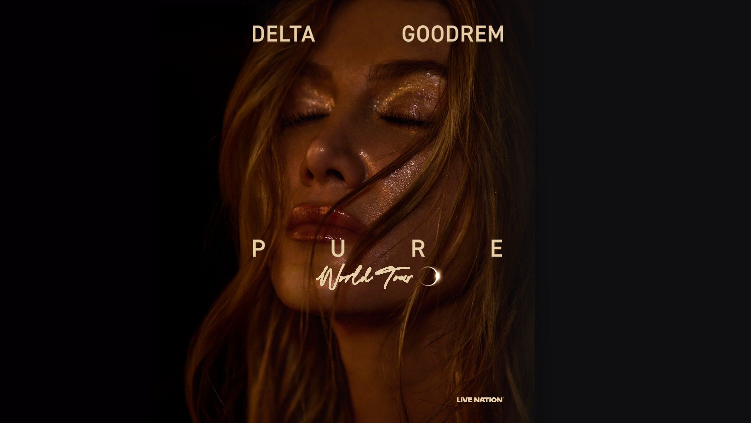 Delta Goodrem - PURE World Tour, plakat wydarzenia