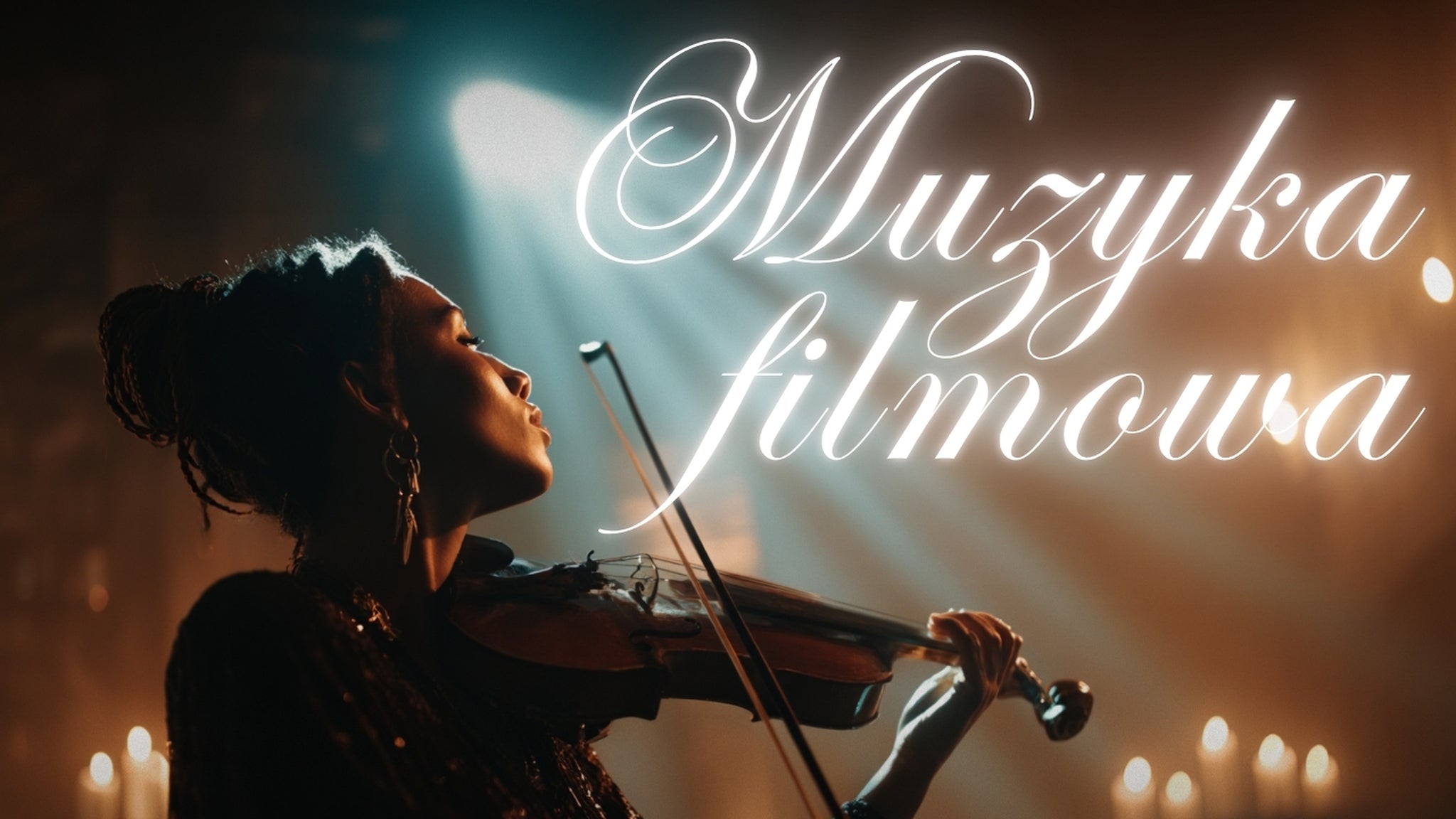 Koncert w blasku świec - Muzyka filmowa, plakat wydarzenia