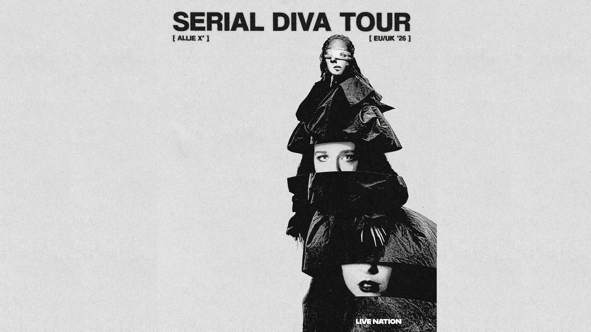 Allie X: SERIAL DIVA TOUR, plakat wydarzenia