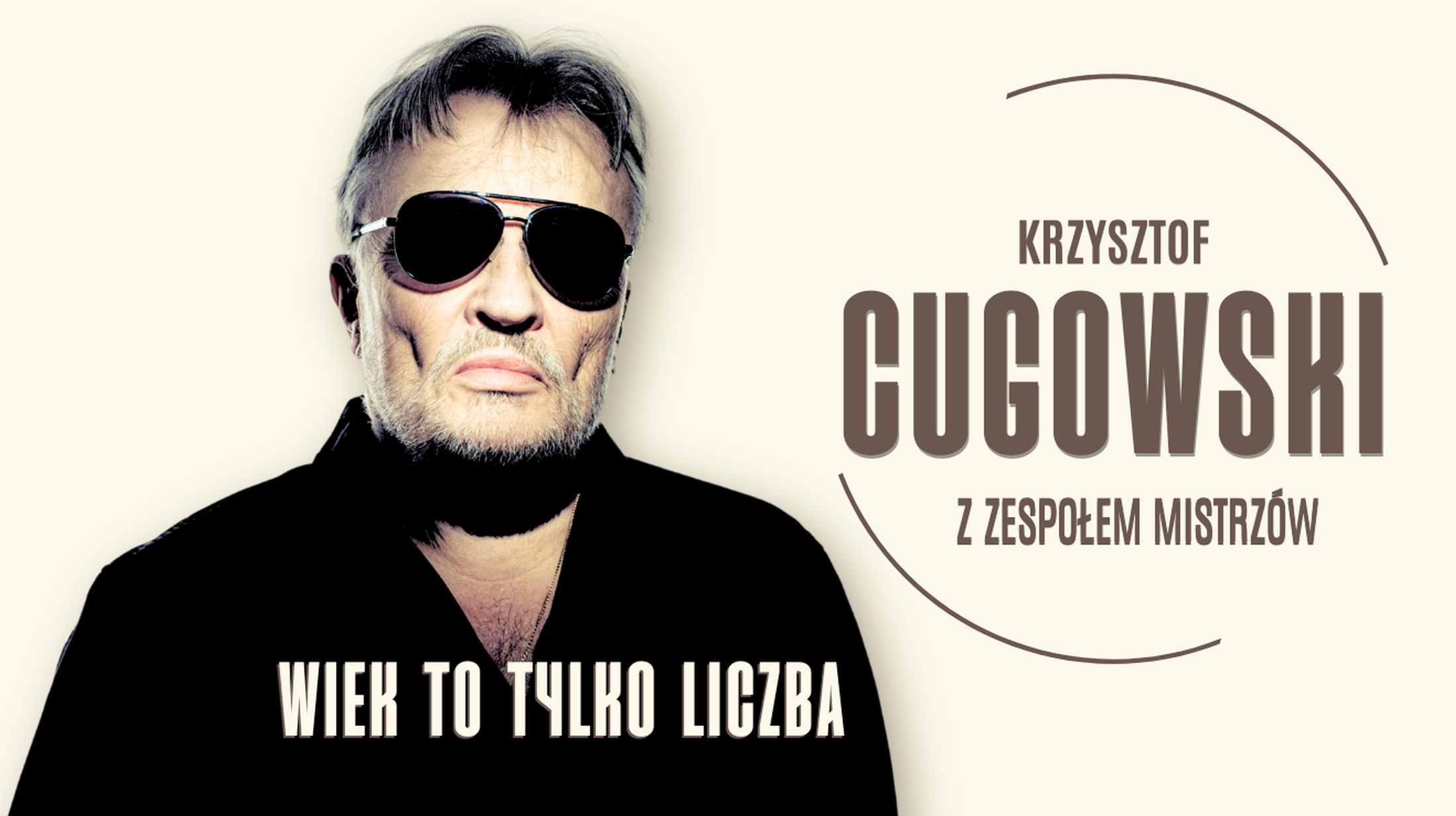 KRZYSZTOF CUGOWSKI z Zespołem Mistrzów, plakat wydarzenia