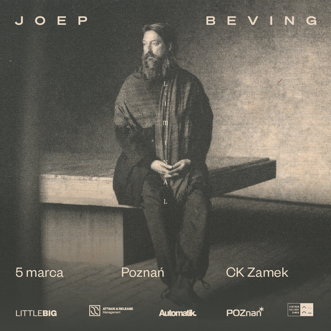 JOEP BEVING – Liminal Tour, plakat wydarzenia
