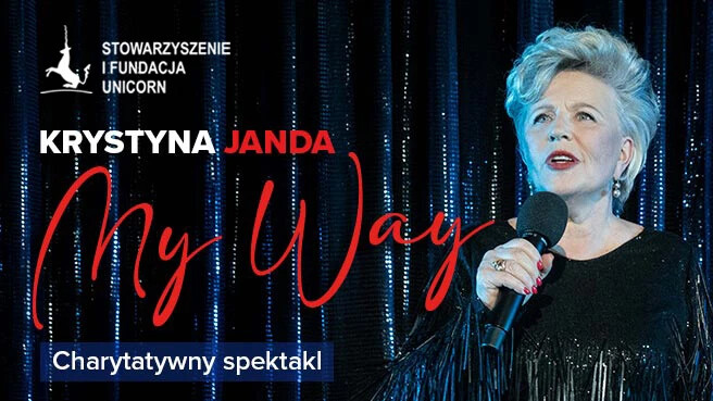 Krystyna Janda – monodram „My Way”, plakat wydarzenia