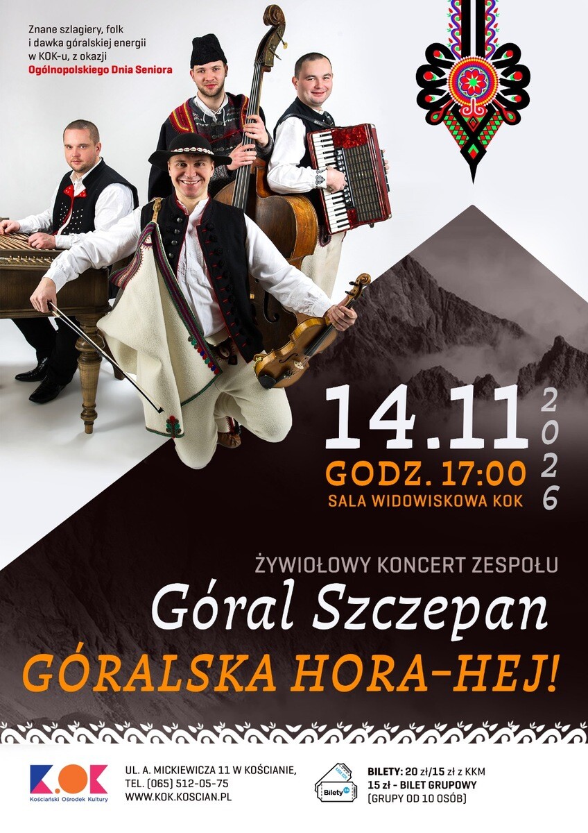 Góral Szczepan - Góralska Hora - koncert, plakat wydarzenia