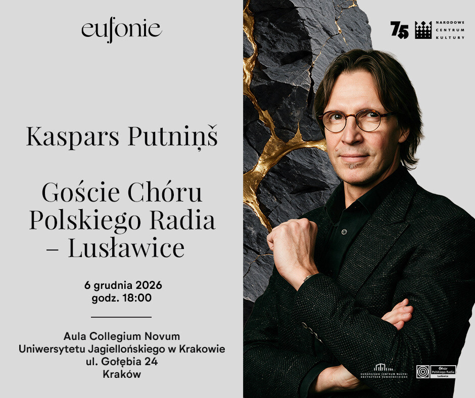 KASPARS PUTNIŅŠ – Goście Chóru Polskiego Radia-Lusławice | Kraków, plakat wydarzenia
