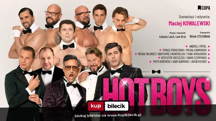 Pierwsza na świecie rozbierana komedia teatralna o boysbandzie!