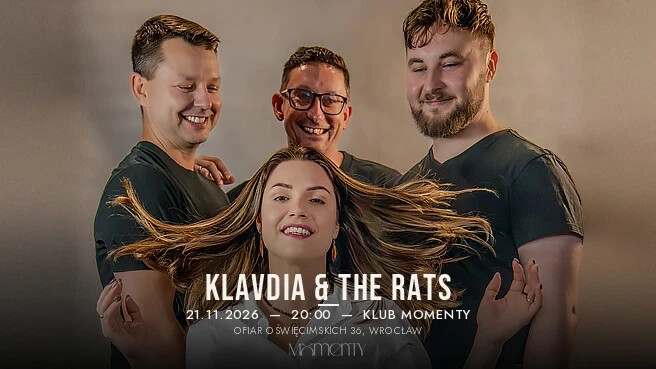 KLAVDIA and The Rats, plakat wydarzenia
