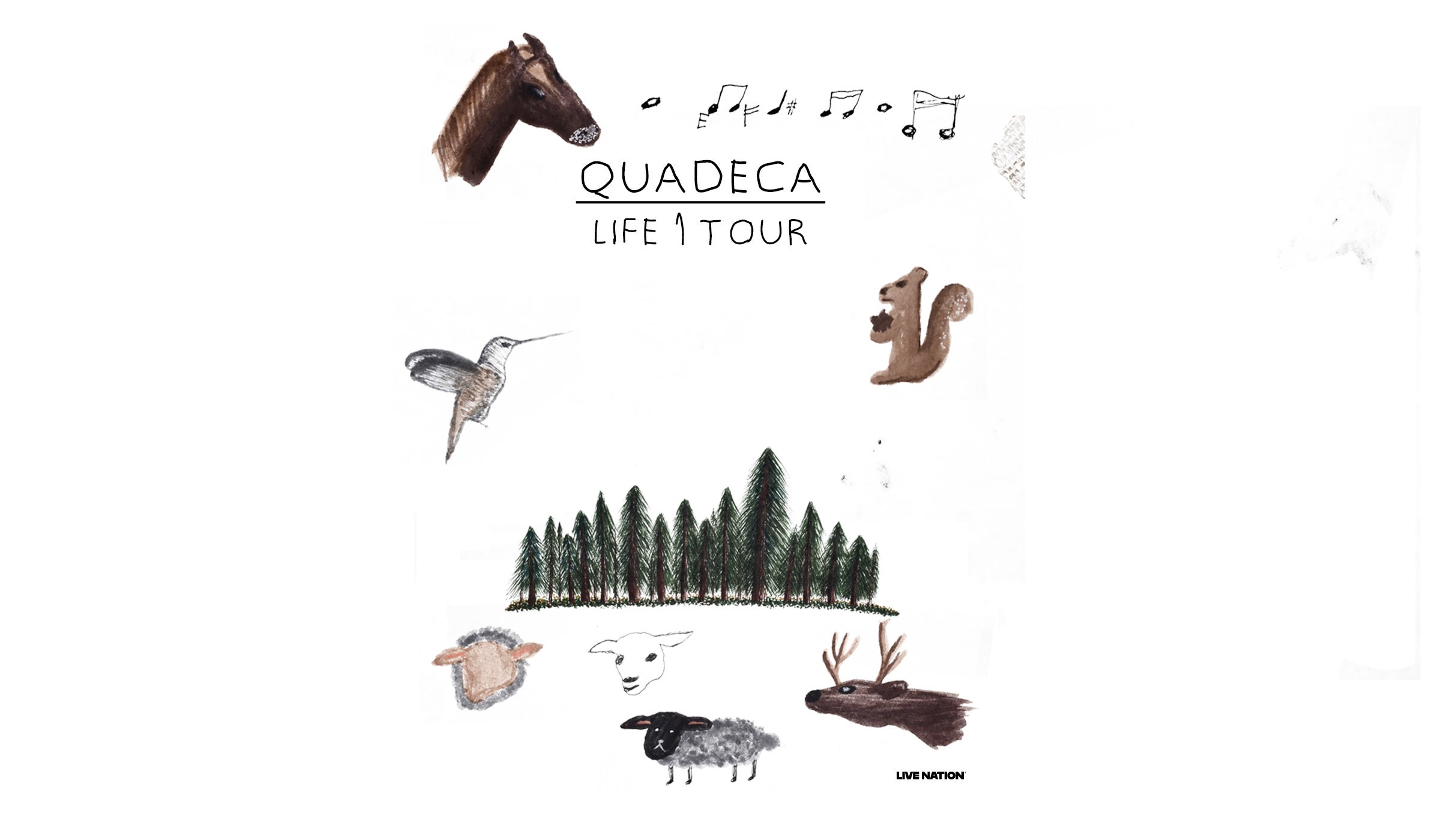 Quadeca - Life 1 Tour, plakat wydarzenia