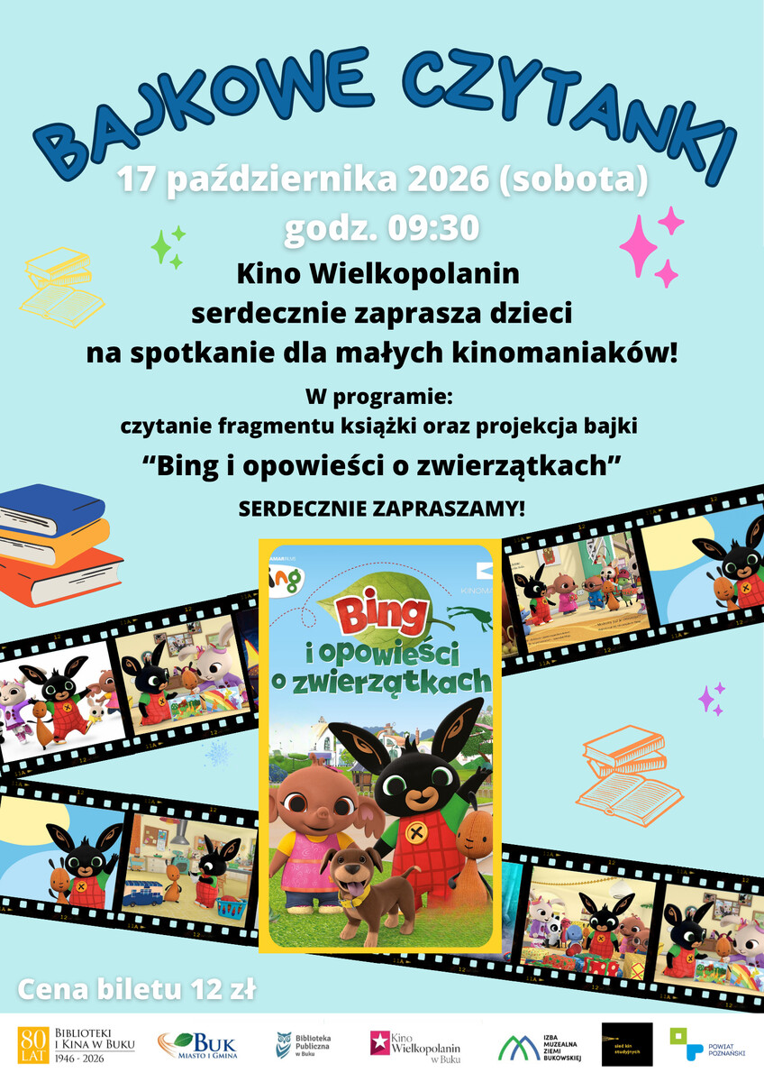Bing i opowieści o zwierzątkach, plakat wydarzenia