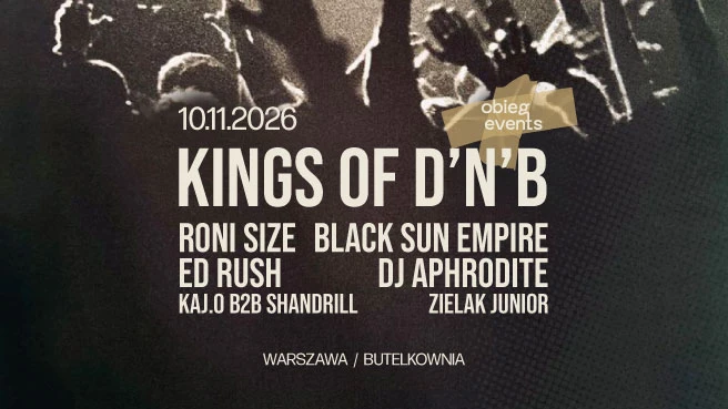 KINGS OF D'N'B, plakat wydarzenia