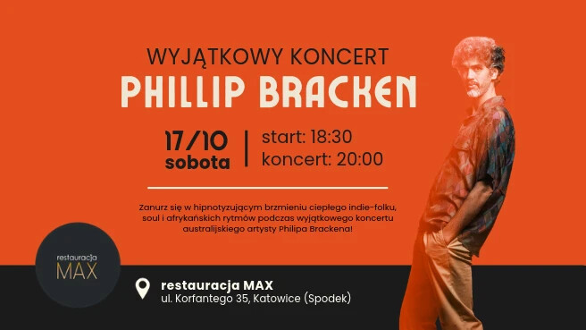 Phillip Bracken, plakat wydarzenia