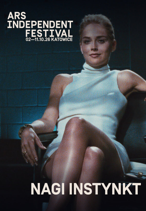 ARS INDEPENDENT FESTIVAL: PAUL VERHOEVEN. RETROSPEKTYWA : NAGI INSTYNKT, plakat wydarzenia