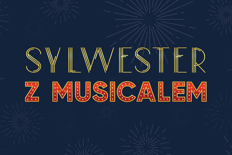 Sylwester z musicalem, plakat wydarzenia