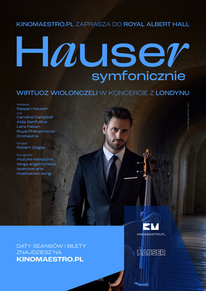Hauser symfonicznie, plakat wydarzenia