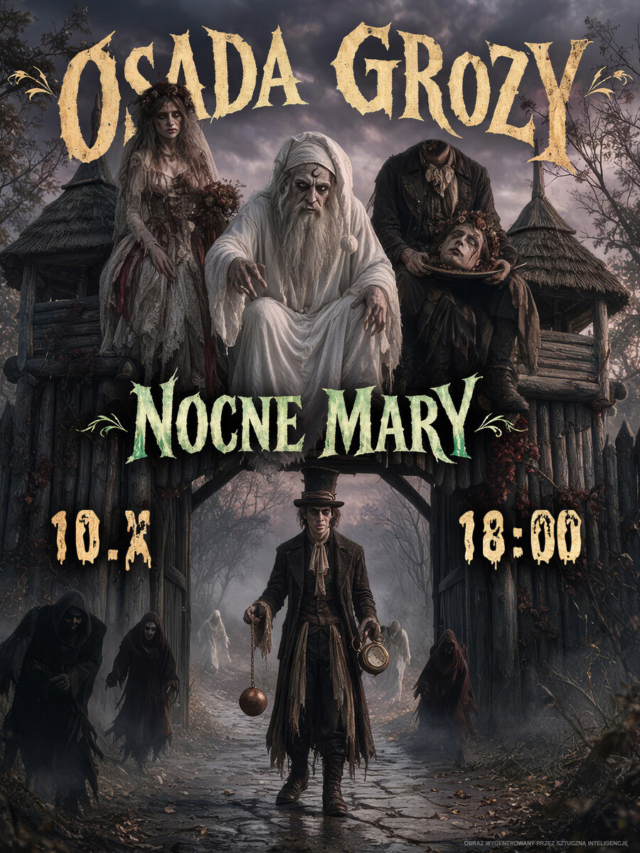 Osada Grozy - Nocne Mary, plakat wydarzenia