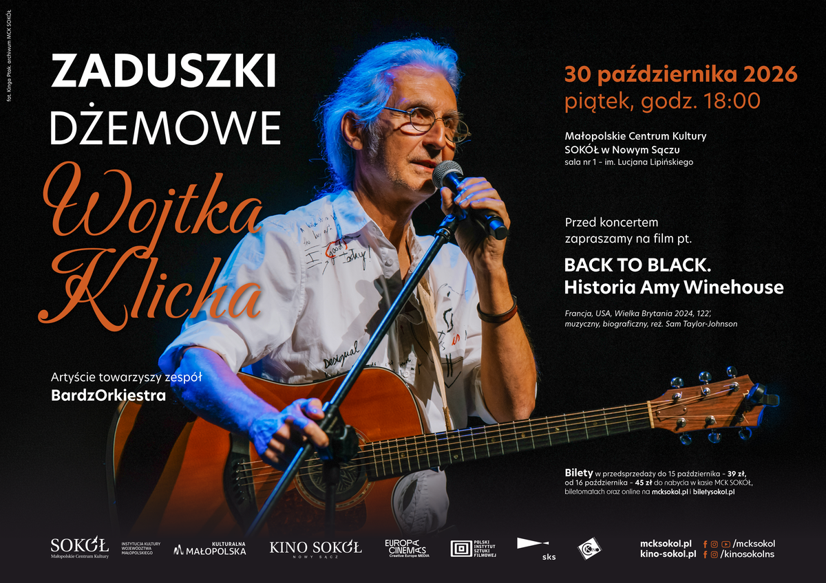 ZADUSZKI DŻEMOWE WOJTKA KLICHA / BACK TO BLACK - 2026, plakat wydarzenia