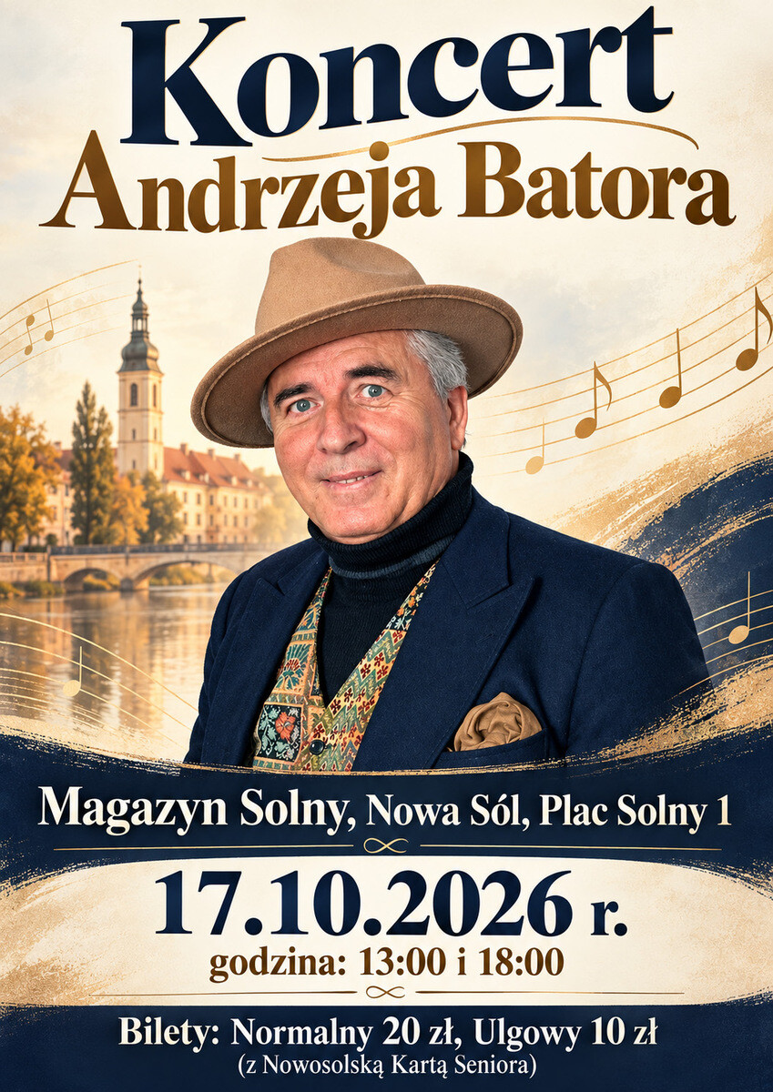 Andrzej Bator, plakat wydarzenia