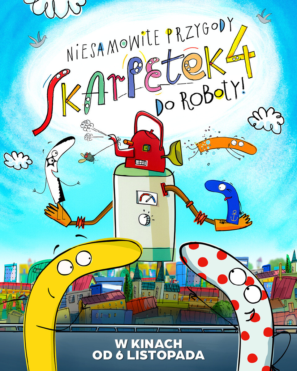 Niesamowite przygody skarpetek 4. Do roboty!, plakat wydarzenia