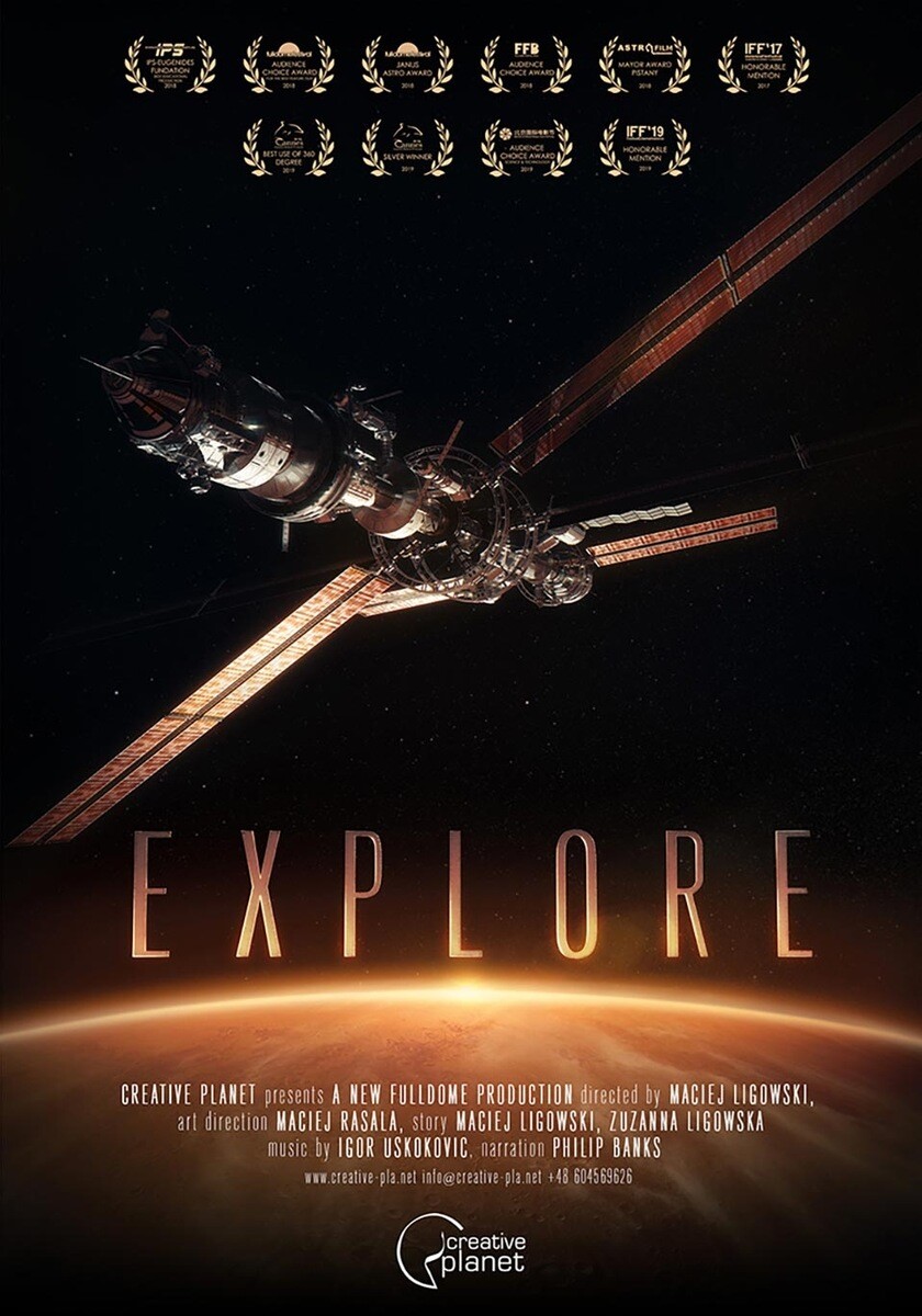 Explore, plakat wydarzenia