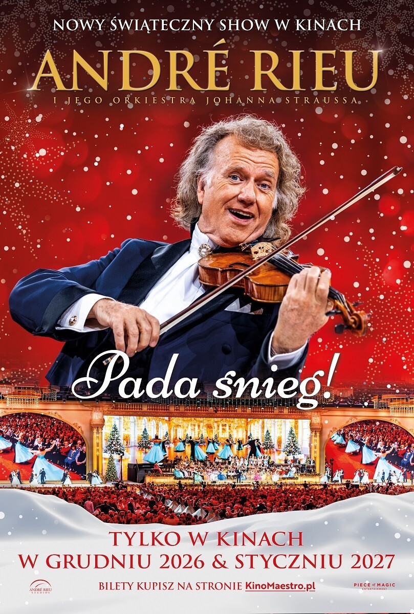 André Rieu. Pada śnieg! Nowy koncert bożonarodzeniowo-noworoczny, plakat wydarzenia
