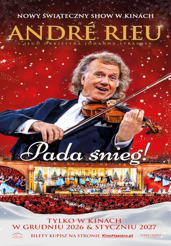 Andre Rieu: Pada śnieg!, plakat wydarzenia