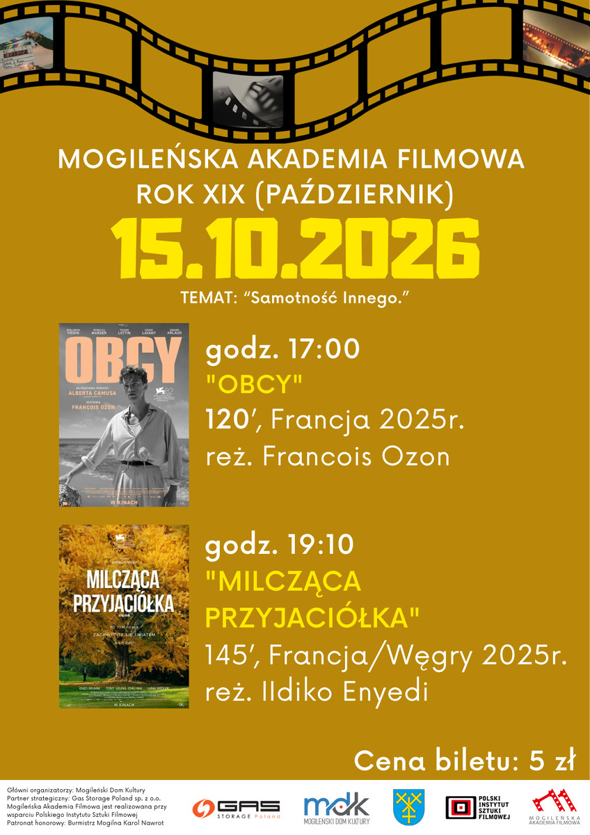 MAF: "Obcy" oraz "Milcząca Przyjaciółka", plakat wydarzenia