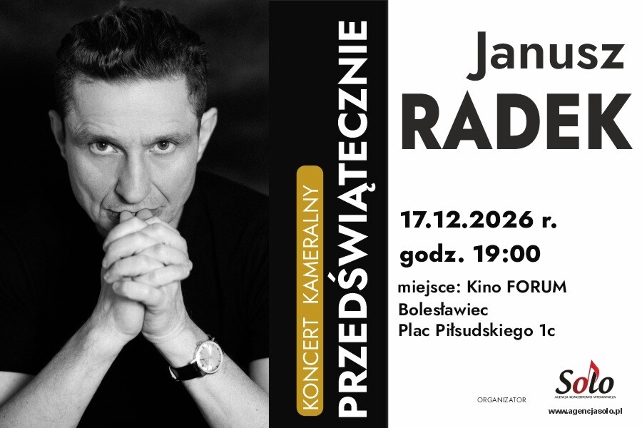 Janusz Radek - przedświątecznie, plakat wydarzenia