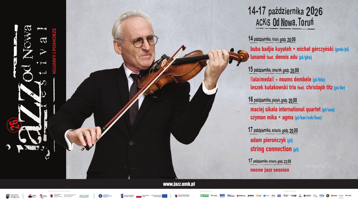 26. Jazz Od Nowa Festival 2026 - Karnet, plakat wydarzenia