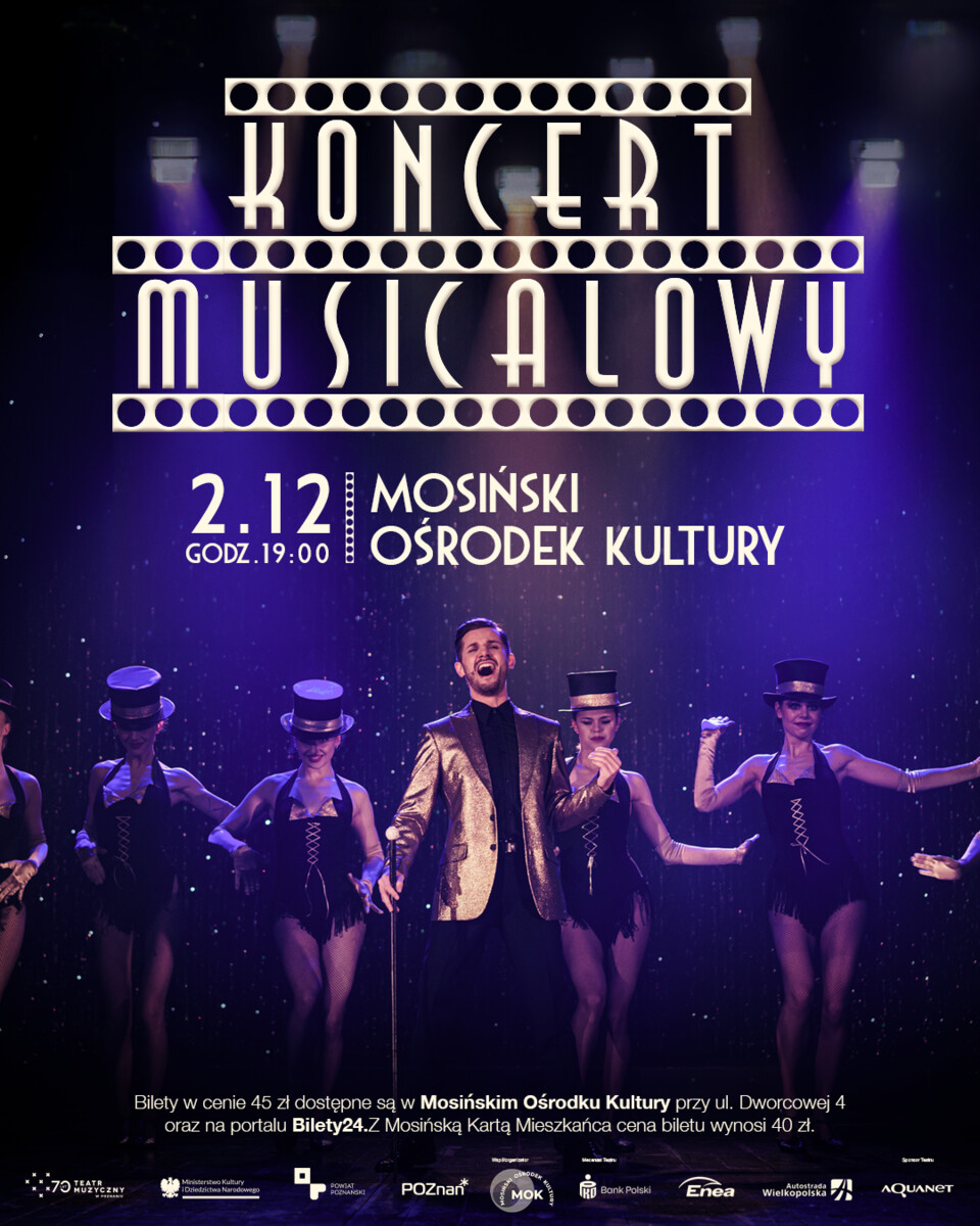 Koncert Musicalowy, plakat wydarzenia