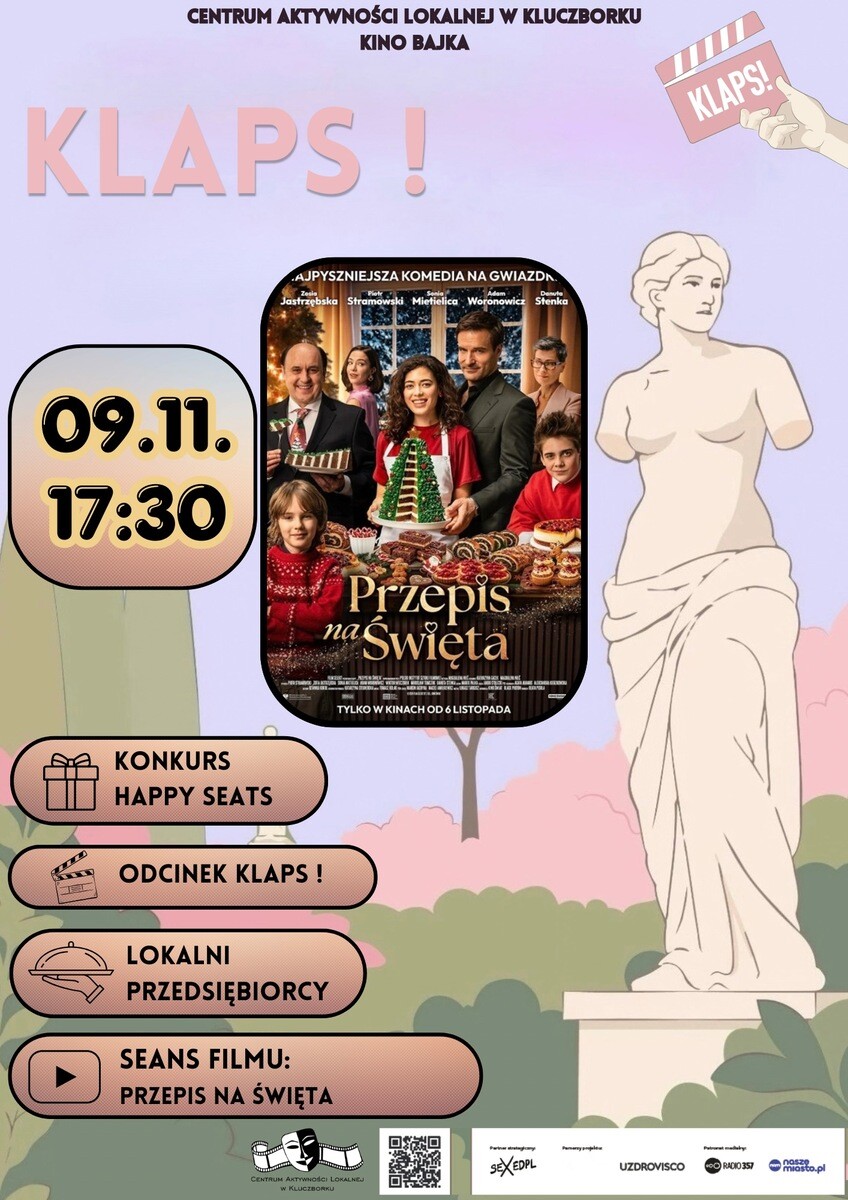 KLAPS / Przepis na święta, plakat wydarzenia